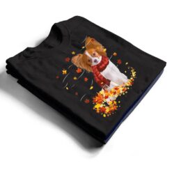 Papillon Fall Scarf - Dogs Autumn Leaves T Shirt - Dream Art Europa