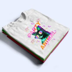 Party Cat Party Animal Colorful Graphic T Shirt - Dream Art Europa