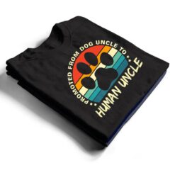 Paw Dog Promoted From Dog Uncle To Human Uncle Father's Day T Shirt - Dream Art Europa