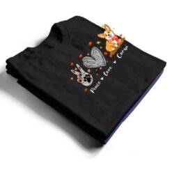 Peace Love Corgi Funny Corgi Dog Lover Pumpkin Fall Season T Shirt - Dream Art Europa