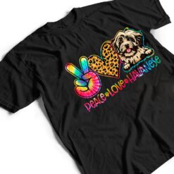 Peace Love Havanese Tie Dye Dog Lover T Shirt - Dream Art Europa