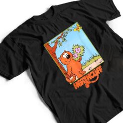 Picture The Orange Cat Holding Flowers So Cute Cartoon Arts T Shirt - Dream Art Europa