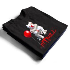 Pitbull Dog IT-Clown For Halloween Day Horror T Shirt - Dream Art Europa