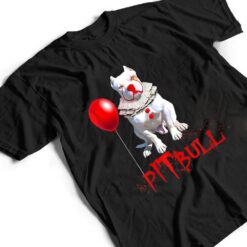 Pitbull Dog IT-Clown For Halloween Day Horror T Shirt - Dream Art Europa