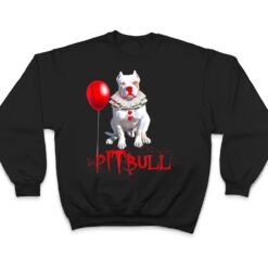 Pitbull Dog IT-Clown For Halloween Day Horror T Shirt - Dream Art Europa