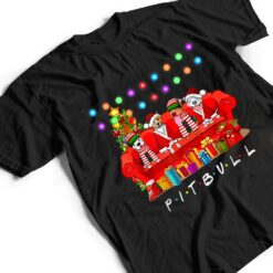 Pitbull Dog Lights Christmas Matching Family T Shirt - Dream Art Europa