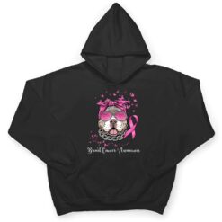 Pitbull Dog Lover Pink Ribbon Breast Cancer Awareness T Shirt - Dream Art Europa