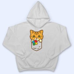 Pocket Cat Puzzle Autism Awareness Kitten T Shirt - Dream Art Europa