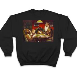 Poker Player Dogs Playing Poker Funny Poker T Shirt - Dream Art Europa