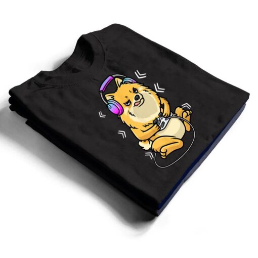 Pomeranian Dog Gamer Gaming Video Game T Shirt