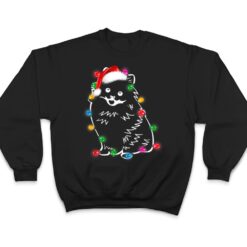 Pomeranian Dog Lights Christmas Matching Family T Shirt - Dream Art Europa