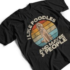 Poodle , Retro Dog Lover , Funny Poodle T Shirt - Dream Art Europa