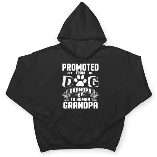 Promoted From Dog Grandpa to Human Grandpa Ver 2 T Shirt