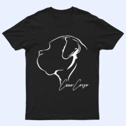 Proud Cane Corso profile dog mom breed dog T Shirt