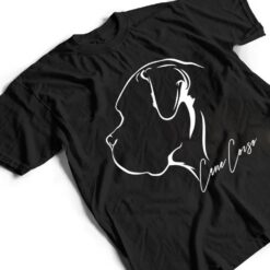 Proud Cane Corso profile dog mom breed dog T Shirt - Dream Art Europa