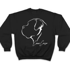 Proud Cane Corso profile dog mom breed dog T Shirt - Dream Art Europa