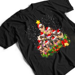 Pug Christmas Tree Dog Santa Merry Pugmas Xmas T Shirt - Dream Art Europa