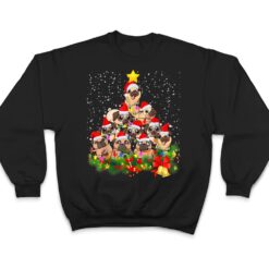 Pug Christmas Tree Dog Santa Merry Pugmas Xmas T Shirt - Dream Art Europa