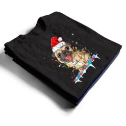 Pug Christmas Tree Lights Santa Dog Xmas Gifts Boys Pugmas T Shirt - Dream Art Europa