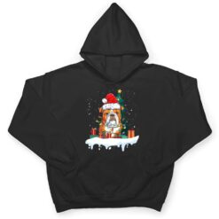 Pug Dog Christmas Tree Lights Santa Xmas T Shirt - Dream Art Europa