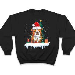 Pug Dog Christmas Tree Lights Santa Xmas T Shirt - Dream Art Europa