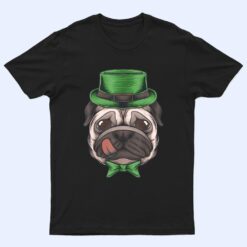 Pug Leprechaun St Patricks Day Dog Boys Men Irish Shamrock T Shirt