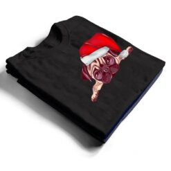 Pug Santa Christmas Tree Lights Xmas Boys Pugmas Dog Dogmas T Shirt - Dream Art Europa