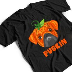 Pugkin Funny Pug Pumpkin Dog Lover Halloween Womens Mens Kid T Shirt - Dream Art Europa