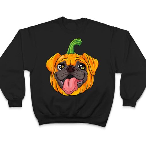 Pugkin Pug Pumpkin Halloween Thanksgiving Dog Ver 1 T Shirt