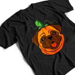 Pugkin Pug Pumpkin Halloween Thanksgiving Men Women Dog T Shirt - Dream Art Europa