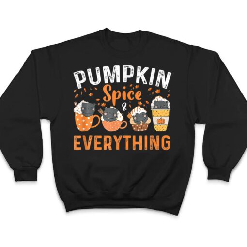 Pumpkin Spice Everything Cat Lover Cute Autumn Fall Ver 2 T Shirt