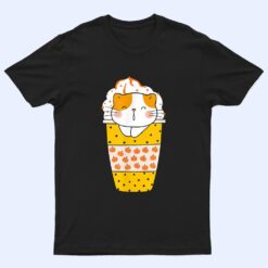 Pumpkin Spice Latte Fall Coffee Pumpkin Spice PSL Cat T Shirt