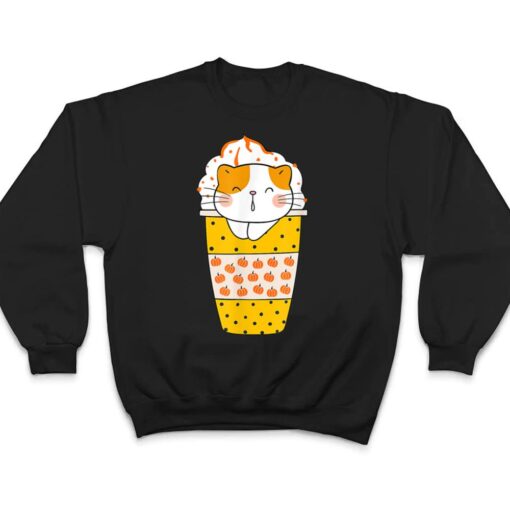 Pumpkin Spice Latte Fall Coffee Pumpkin Spice PSL Cat T Shirt