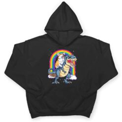 Rainbow Corgi Riding Dinosaur T rex Cute Corgi Dog T Shirt - Dream Art Europa