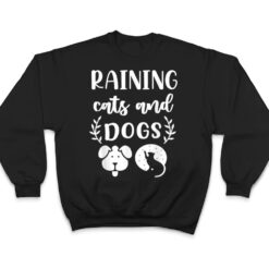 Raining Cats And Dogs Funny T Shirt - Dream Art Europa