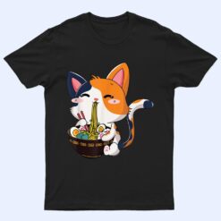 Ramen Cat  Neko Anime Kawaii Cat Lover T Shirt