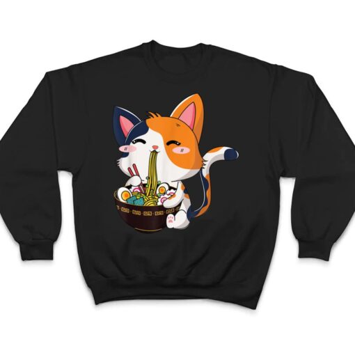 Ramen Cat  Neko Anime Kawaii Cat Lover T Shirt