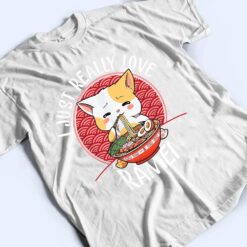 Ramen Cat Anime Kawaii Japanese Gift Girls Official Teenager T Shirt - Dream Art Europa