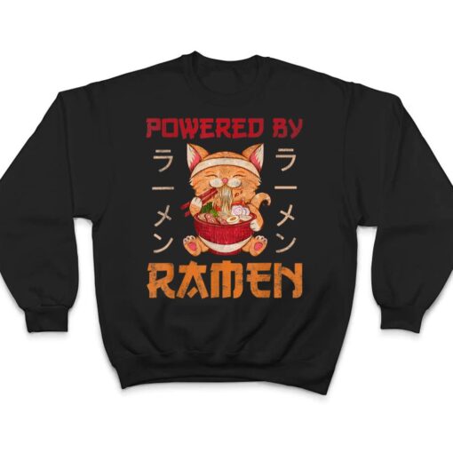 Ramen Cat Kawaii Anime Japanese Food Gift T Shirt