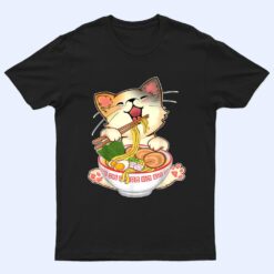 Ramen Cat Kawaii Anime Japanese Food Girls Official Nager Ver 8 T Shirt