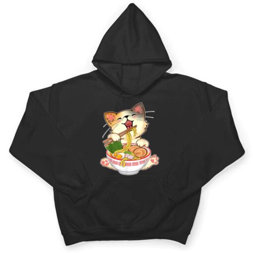 Ramen Cat Kawaii Anime Japanese Food Girls Official Nager Ver 8 T Shirt