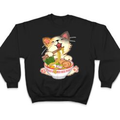 Ramen Cat Kawaii Anime Japanese Food Girls Official Nager Ver 8 T Shirt - Dream Art Europa