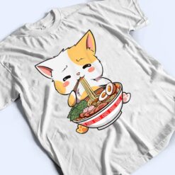 Ramen Cat Kawaii Anime Japanese Food Girls Official Teenager T Shirt - Dream Art Europa