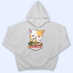 Ramen Cat Kawaii Anime Japanese Food Girls Official Teenager T Shirt - Dream Art Europa