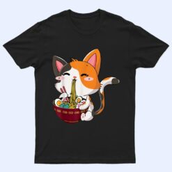 Ramen Cat Kawaii Anime Japanese Food Girls Official Teenager_5 T Shirt