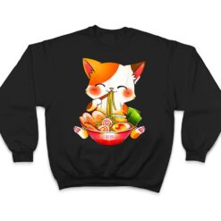 Ramen Cat Neko Anime Kawaii Japanese Merch Gifts T Shirt - Dream Art Europa