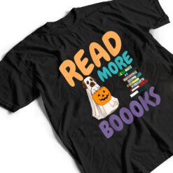 Read More Boooooks Cute Ghost Dog Funny Boo Groovy Halloween Ver 1 T Shirt - Dream Art Europa