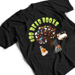 Read More Boooooks Cute Ghost Dog Funny Boo Groovy Halloween Ver 2 T Shirt - Dream Art Europa