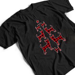 Red Plaid Chihuahua Dog Christmas Tree Pajamas Xmas Family T Shirt - Dream Art Europa