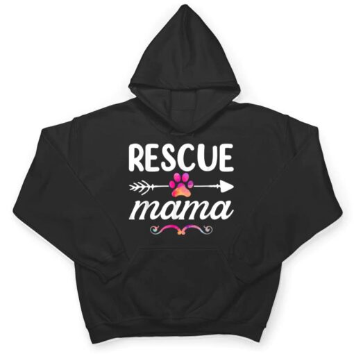 Rescue Mama Pet Lovers  , Mothers Day Dog Mom T Shirt